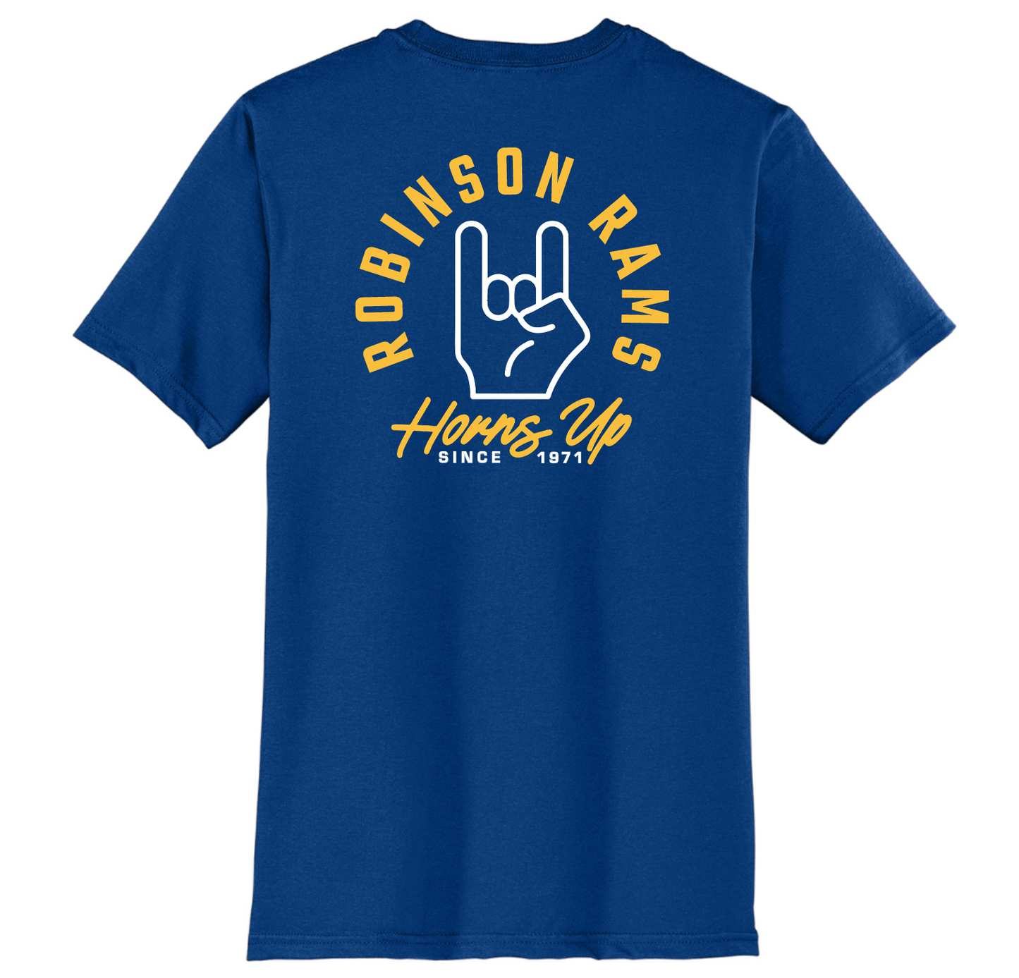 Tee - Horns Up ONLINE EXCLUSIVE (Available in Royal Blue & Heather Grey)
