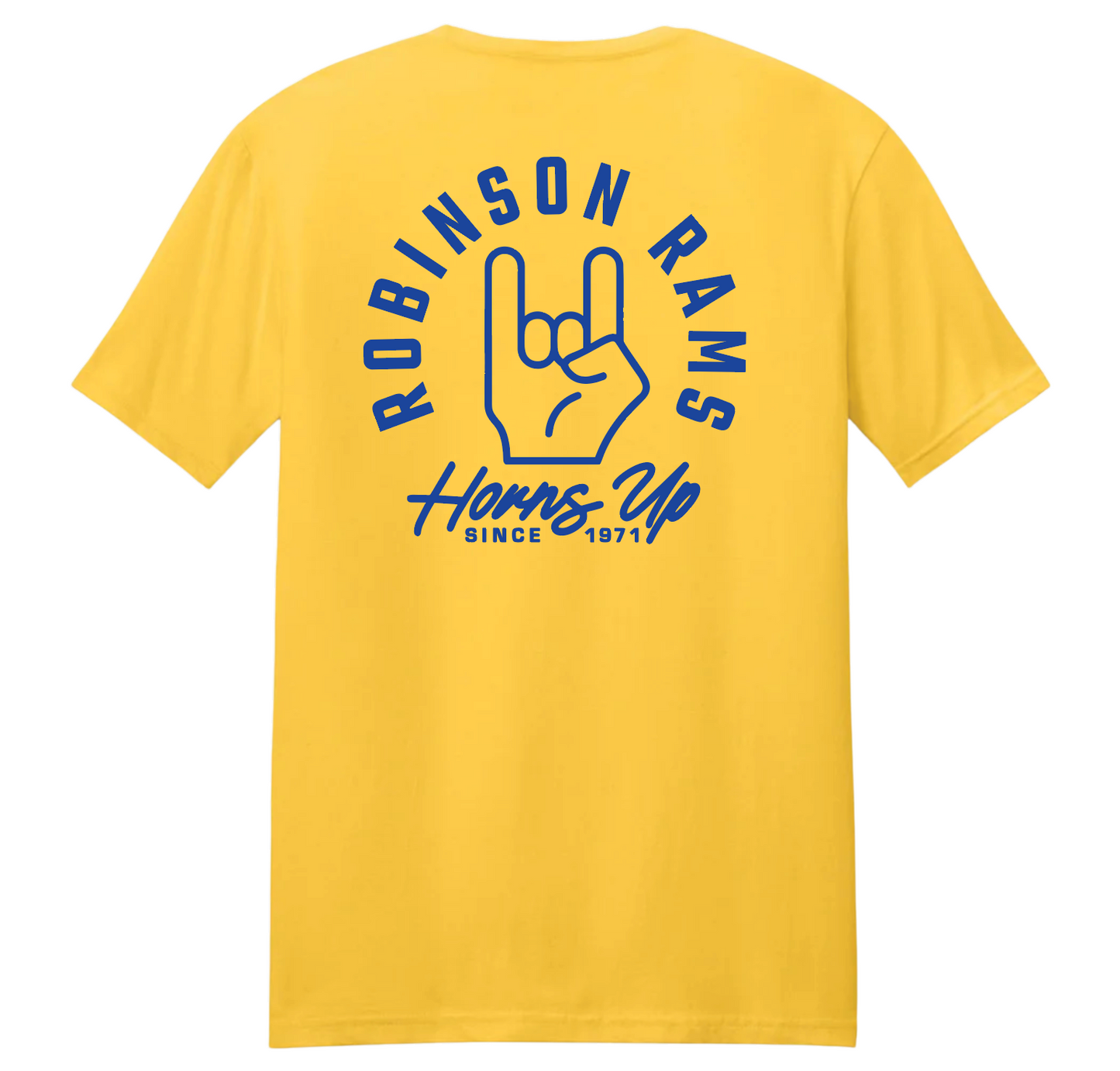 Tee - NEW Horns Up Gold