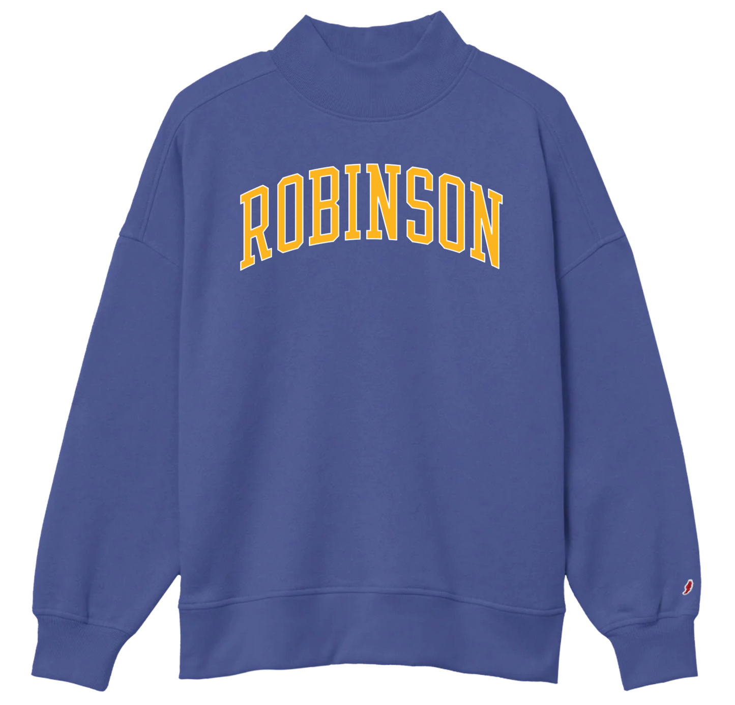 Mock Neck Sweatshirt - NEW League Mock Neck Royal Blue