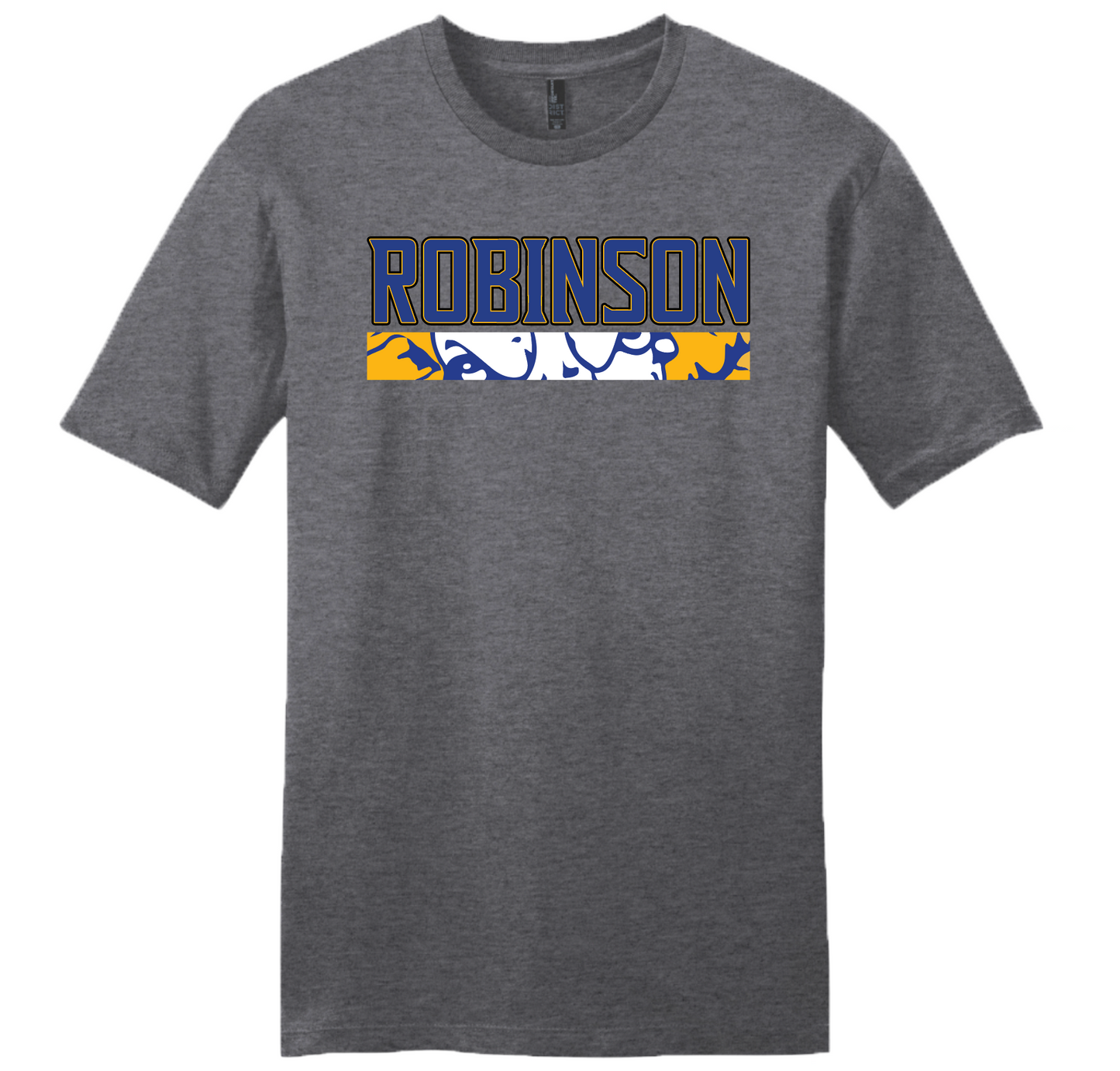 Tee - Charcoal Heather Logo Slice