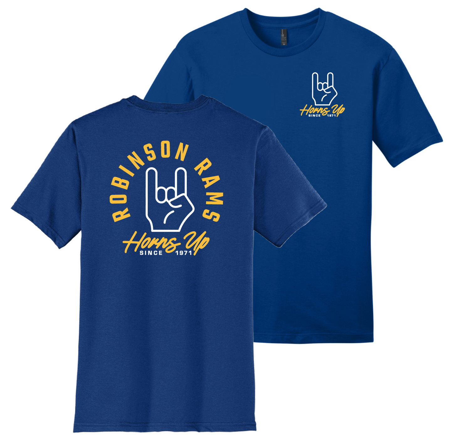 Tee - Horns Up ONLINE EXCLUSIVE (Available in Royal Blue & Heather Grey)