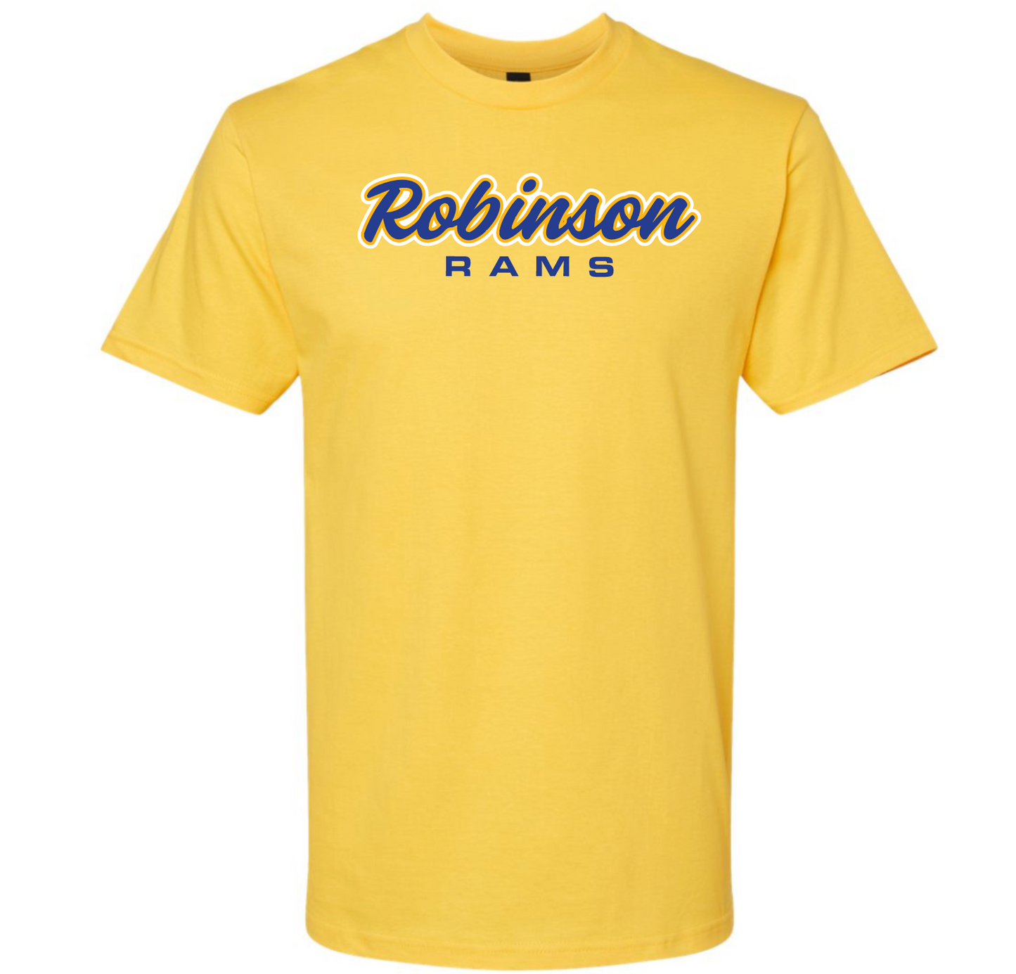 Tee - Robinson Script Royal Blue ONLINE EXCLUSIVE (Available in Royal Blue, Heather Grey, Gold & White)