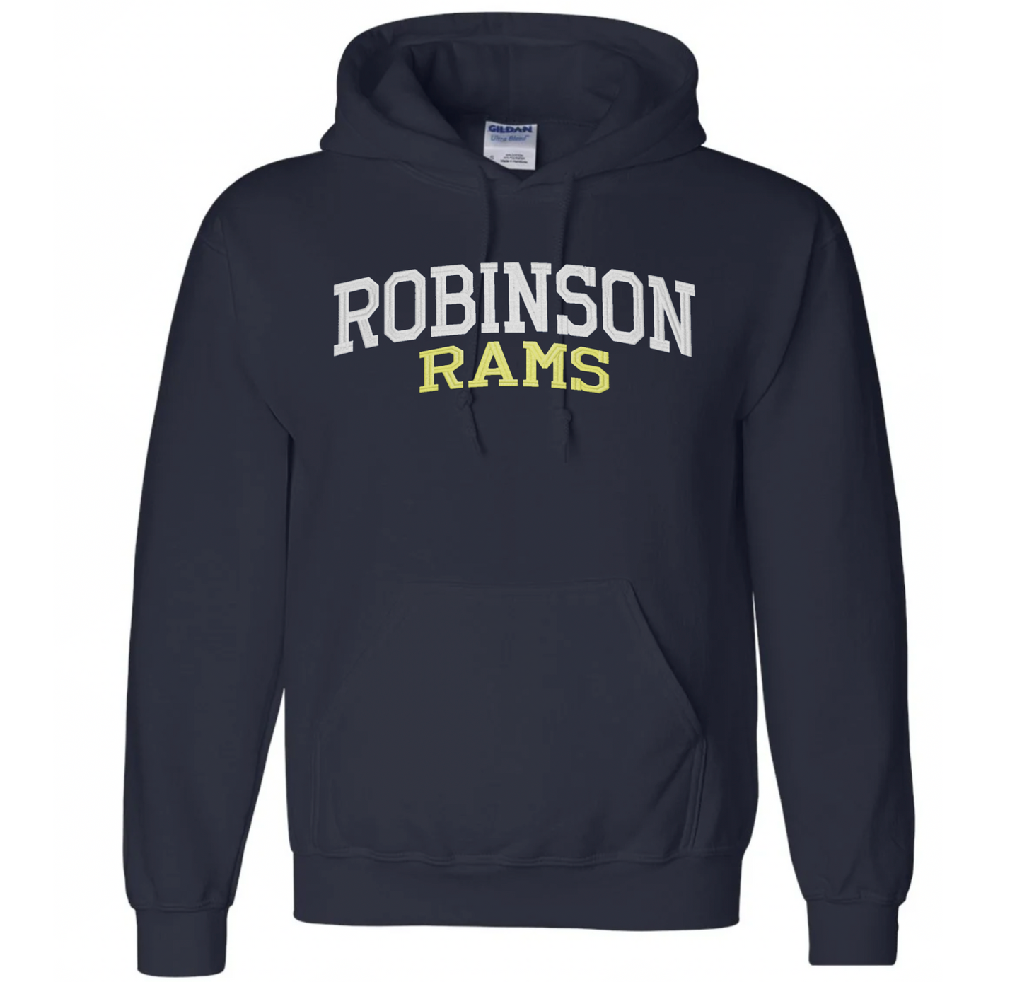 Embroidered Hoodie - Navy