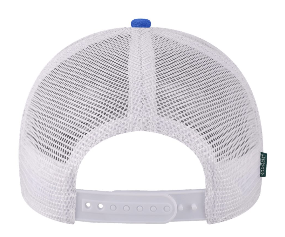 Legacy Royal Blue/White JWR Rams Mid-Pro Snapback Trucker Hat