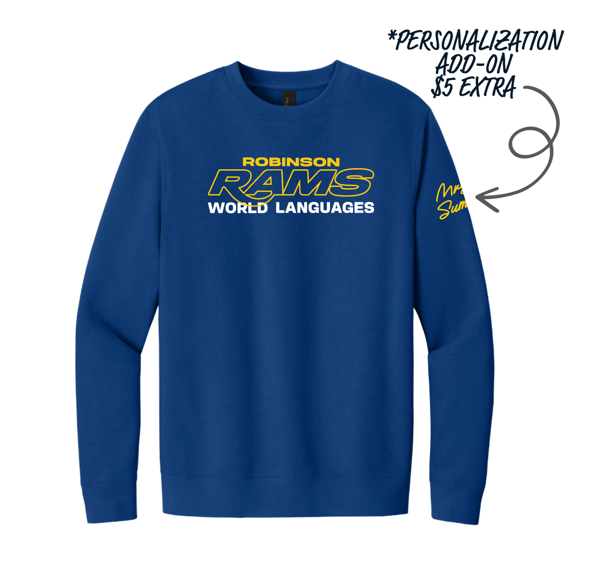 Custom Sport, Club -OR- Academic Dept. Specific Gear - NEW Tee, Crewneck Sweatshirt, Hoodie ONLINE EXCLUSIVE