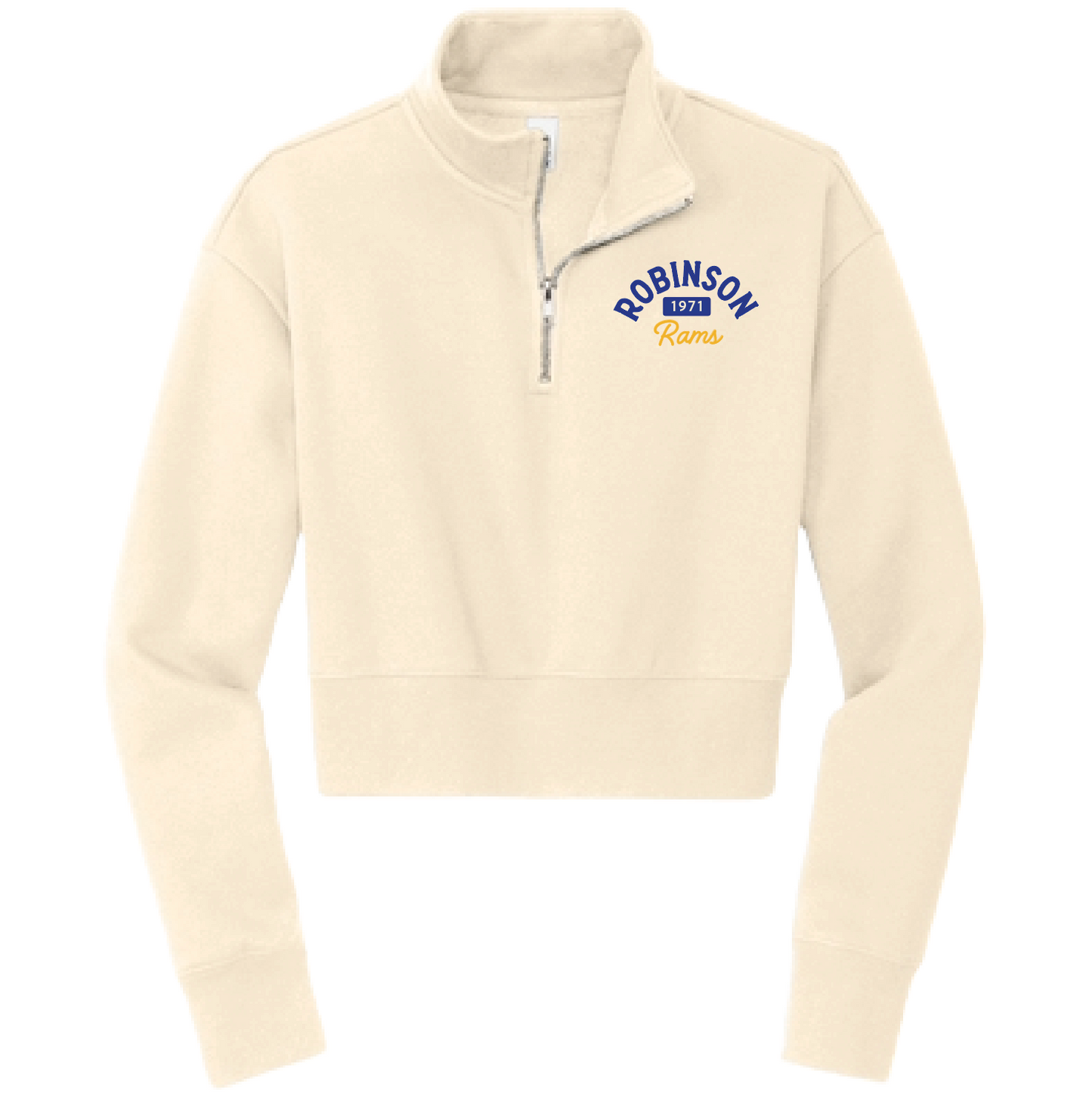 Women's Fleece 1/2 Zip - Cream