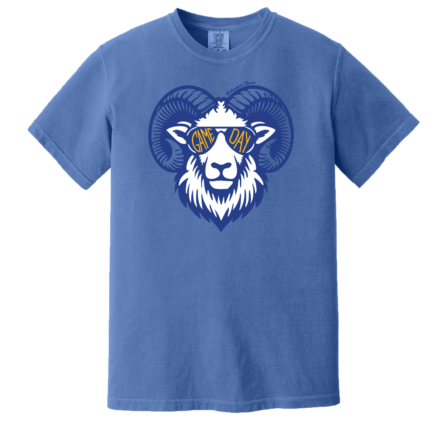 Tee - Game Day Blue – Robinson Rams Spirit Wear Store