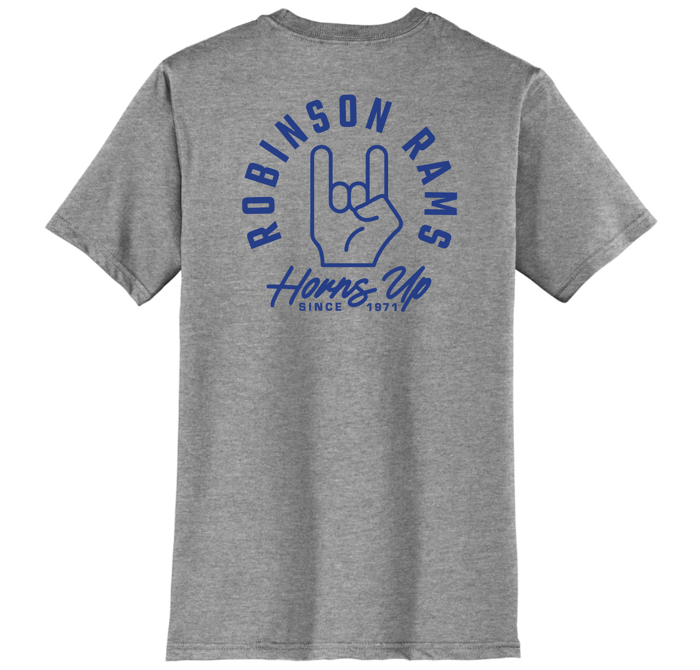 Tee - Horns Up ONLINE EXCLUSIVE (Available in Royal Blue & Heather Grey)