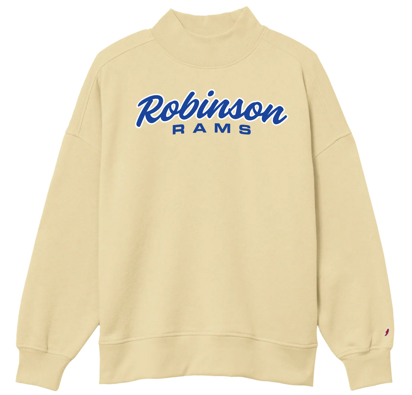 Mock Neck Sweatshirt - NEW League Mock Neck Popcorn