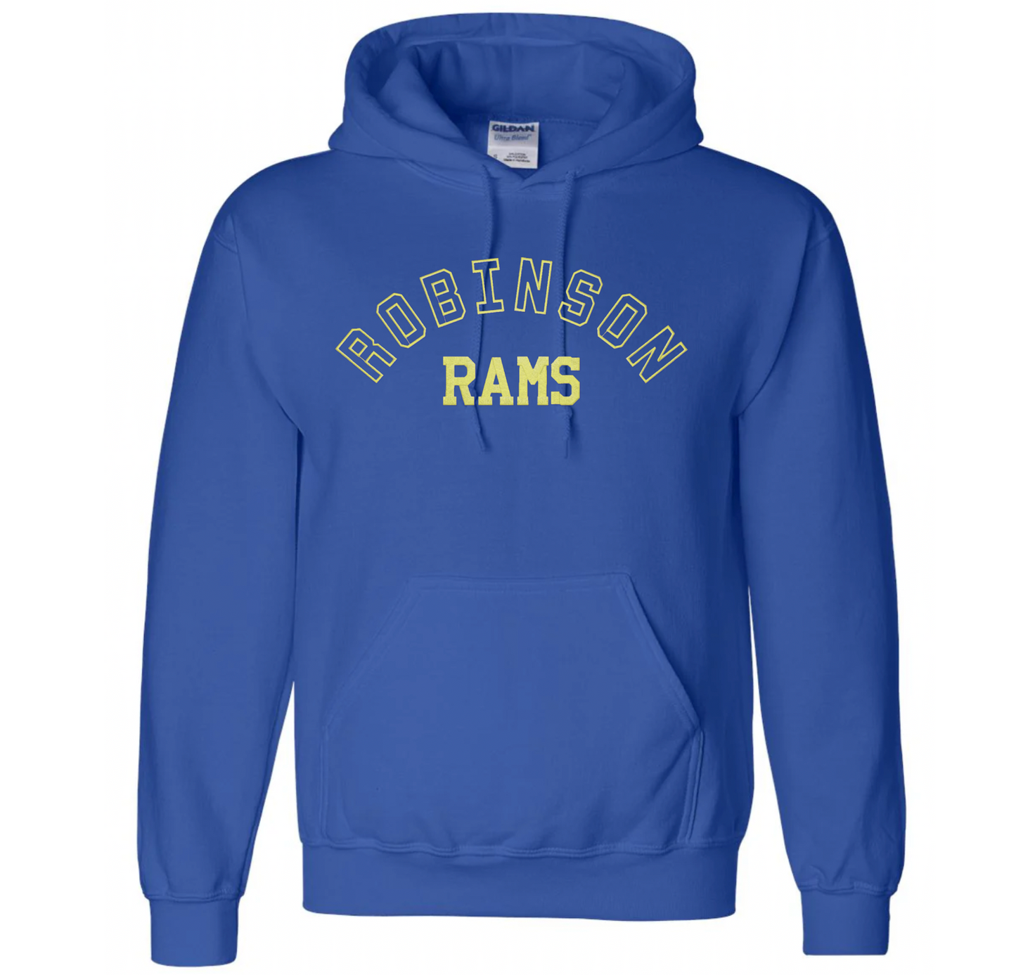 Embroidered Hoodie - Royal Blue