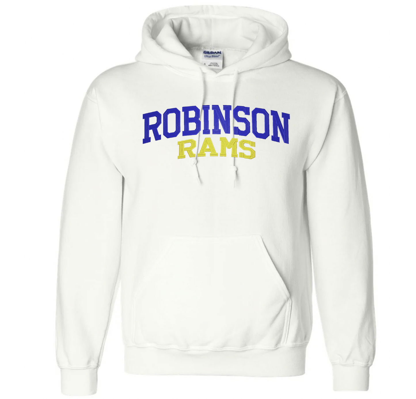 Embroidered Hoodie - White