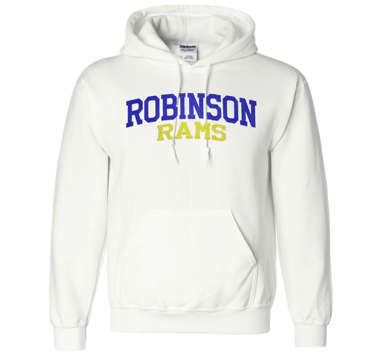 Embroidered Hoodie - White