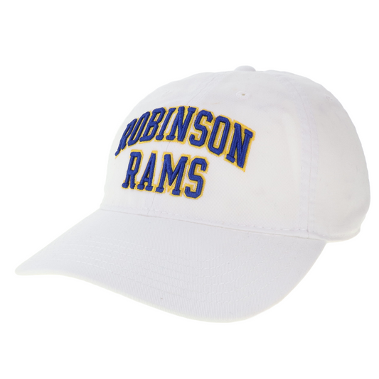 Legacy White Robinson Rams Adjustable Hat
