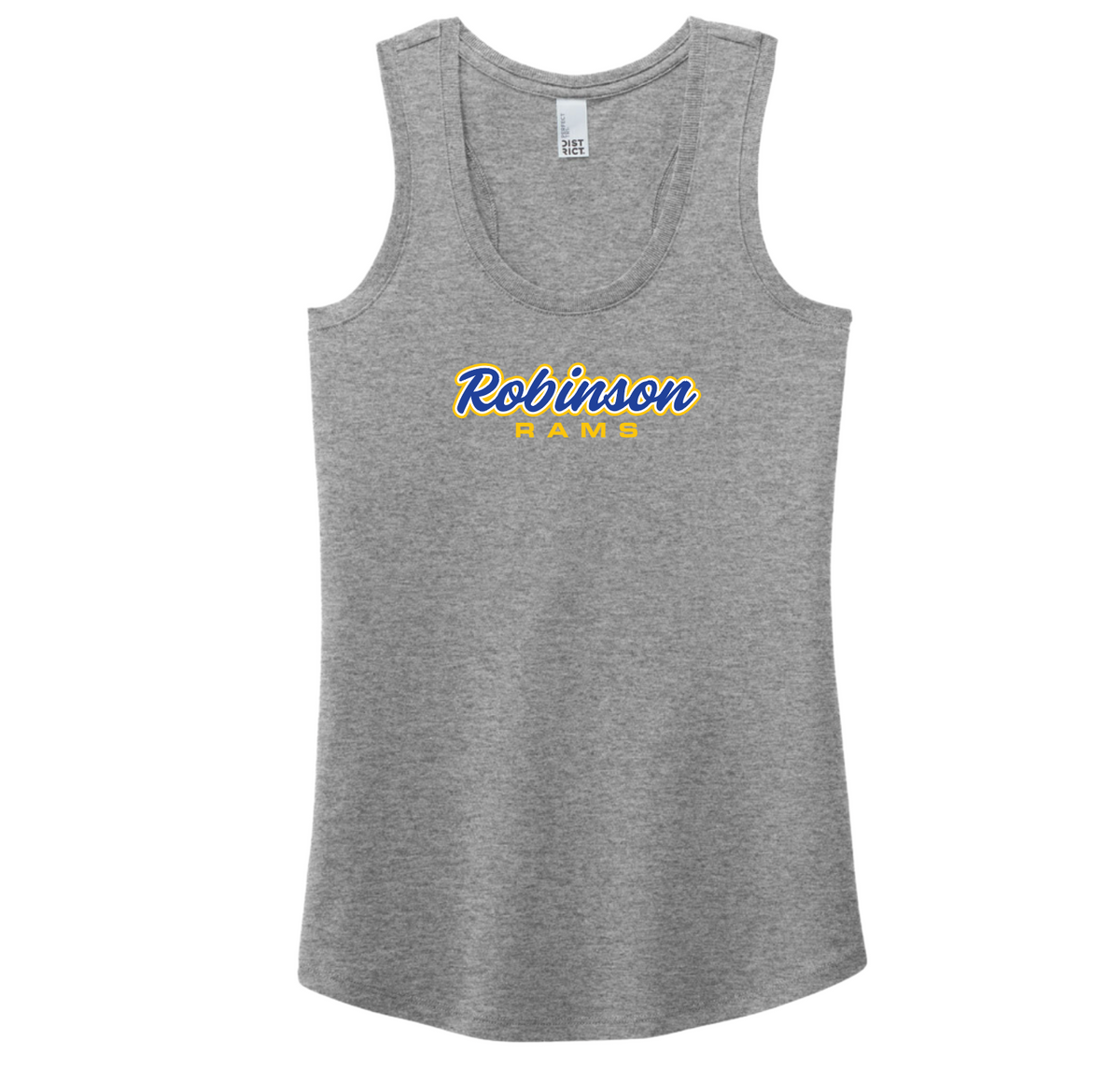 Tank - NEW Women's Racerback Robinson Rams (Available in Heather Grey & Black) ONLINE EXCLUSIVE